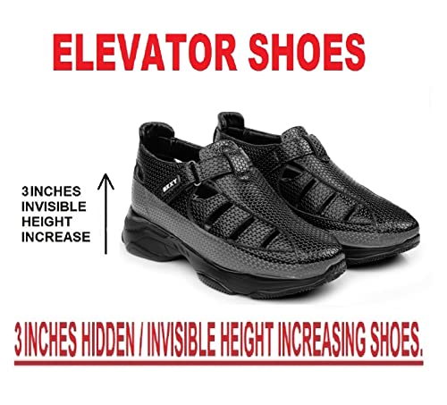 Image of BXXY Men's 3 Inch Hidden Hight Increasing Casual Outdoor Wear Sandal