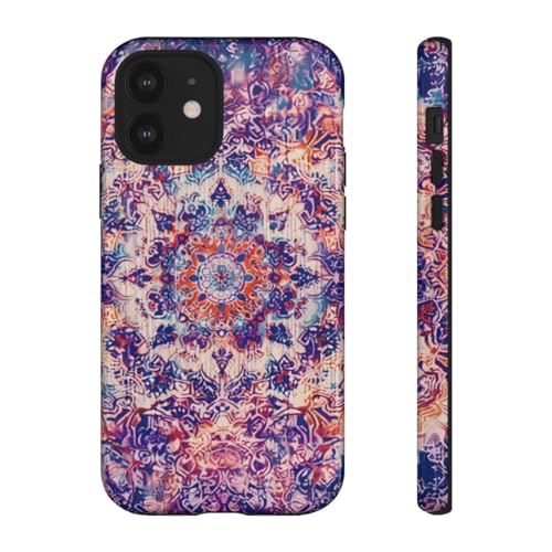 Coque iPhone 12 tapis oriental violet pour affirmer votre style