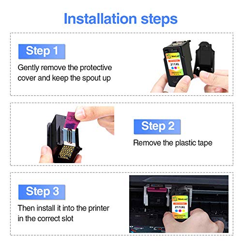 Nineleaf Remanufactured High-Yield Ink Cartridge Compatible For Canon Cl-211Xl Cl211Xl Cl 211Xl 2975B001 Pixma Mp495 Ip2700 Mp490 Mp480 Mp280 Mx330 Mx340 Xm410 Mx420 Mx350 Printer (Tri-Color,1 Pack) #TOP3