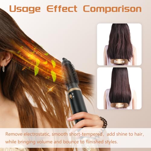 Aolso 5 w 1 Air Styler, suszarka do włosów, automatyczna lokówka powietrza, 3 regulowane temperatury, wielofunkcyjny system suszenia i stylizacji do suszenia, kręcenia, prostowania