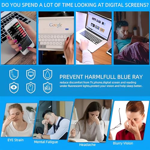 Image of Zero Power Blue Cut Computer Glasses | Anti Glare, Lightweight & Blocks Harmful Rays | 100% UV Protected | Full Rim hexagonal | For Men & Women | Medium (SILVER)(222 SILVER CLR RDNG FRM BZ)