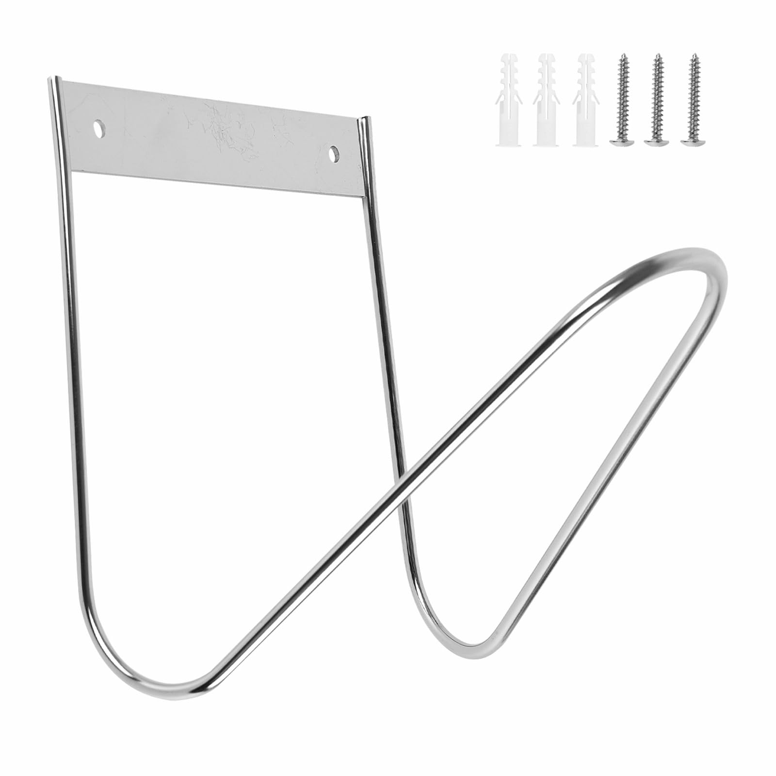 Gancho para Manguera de Jardín Montado en la Pared - Soporte de Metal para Almacenamiento