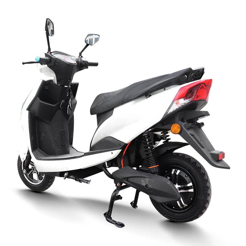Image of MIOOX 48V30AH Dual Battery ectric Scooter, 110-130 km Range, 45 km /h Speed, Disc & Drum Brakes, LED Headlight, Comfortable Seat, 3-Year Battery Warranty (White)