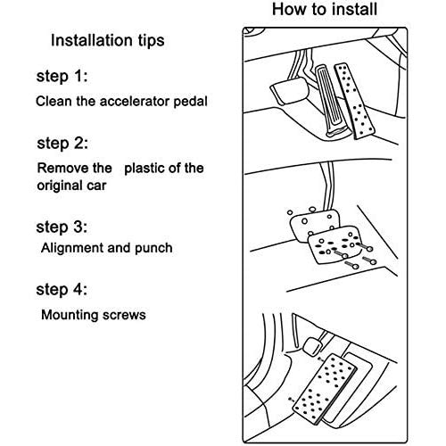 BENHAI Auto Pedali Pedale Tappi per Mercedes Benz