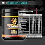 Gorilla Mind Pre Workout - Massive Pumps Laser Focus Energy Power - L-Citrulline, Creatine, L-Tyrosine, Betaine, Hydroprime, Alpha-GPC, 400mg Caffeine, Huperzine A 800g (BlackBerry Lemonade) - Image 2