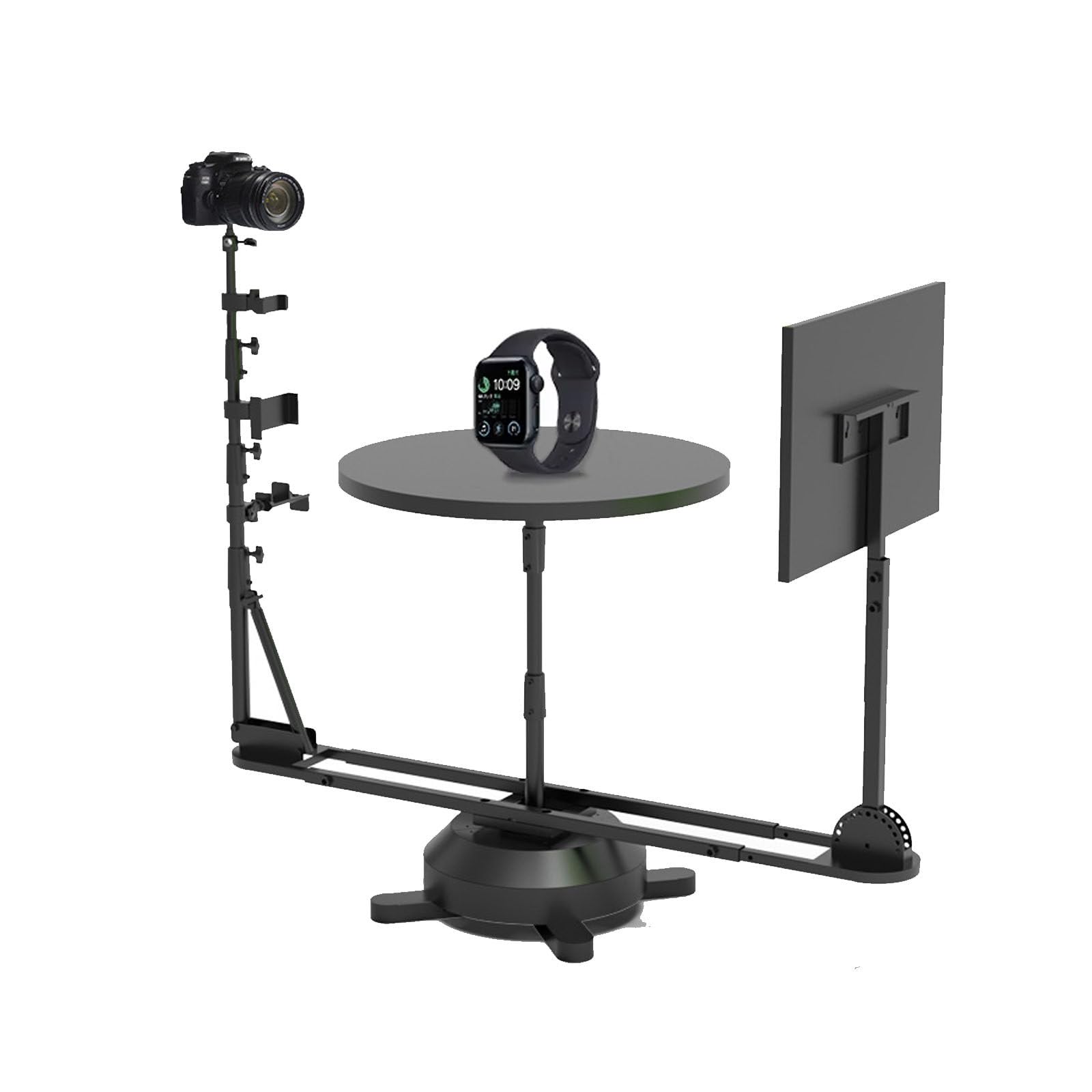Plataforma giratoria de Video 360, Plataforma giratoria de fotografía giratoria, para cineastas y videógrafos, ángulo/Altura de inclinación Ajustable (Electric)