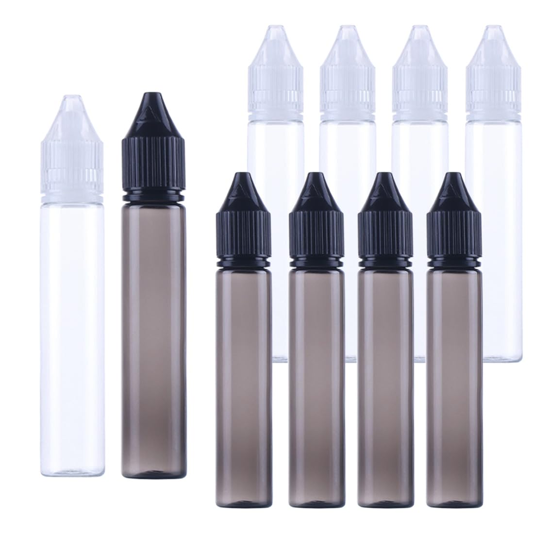 10pcs Dropper Bottles, Empty Liquid Bottles, 30ml Bottles, Plastic Dropper Bottles, Portable Squeezable Dropper Bottles, Dropper Bottles for Liquid Samples