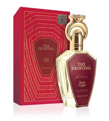 Khadlaj The Proposal Date Night Eau de Perfume Spray for Unisex, 3.4 Ounce