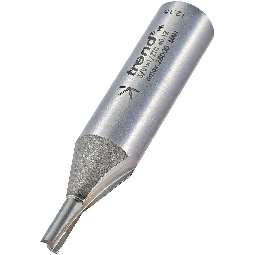 TREND 4mm Two Flute Cutter 3/01X1/2TC - FREE POSTAGE & VAT INC
