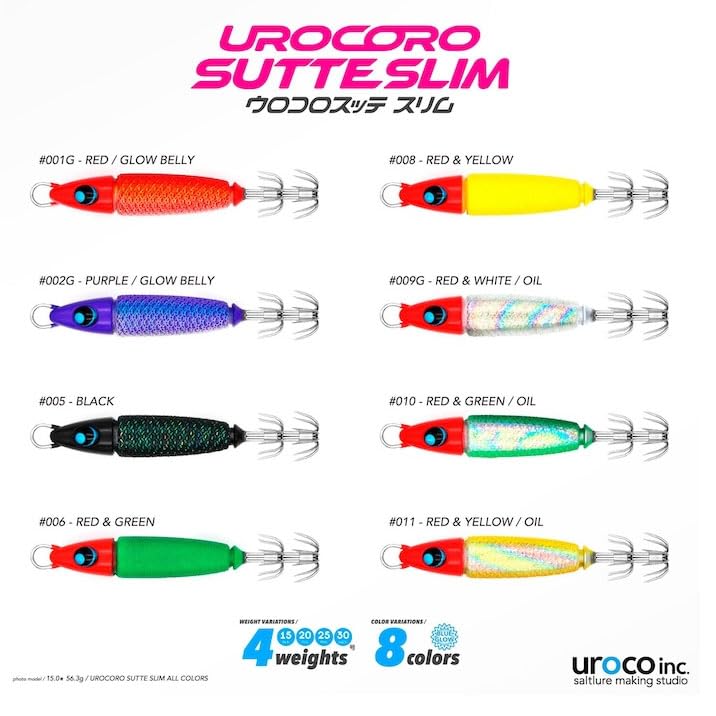 Amazon | ウロコ uroco ウロコロスッテスリム 15号 ＃005ブラック