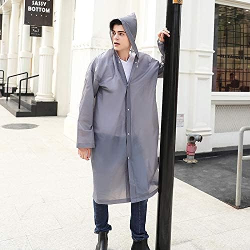 Image of Waterproof Rain Coat Hooded Universal Outdoor Water Resistant Portable Suit for Men Women Boys & Girls (all Family raincoat)