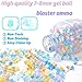 eiuie Gel Splatter Ball Blaster Holder Magazine Ammo(7-8 mm,6 Pack,10000 Pieces Per Pack) Apply to Orbeez Gun Clip Pistol Automatic Pistol. Various Accessories for Replace Splat Beads Quicker.