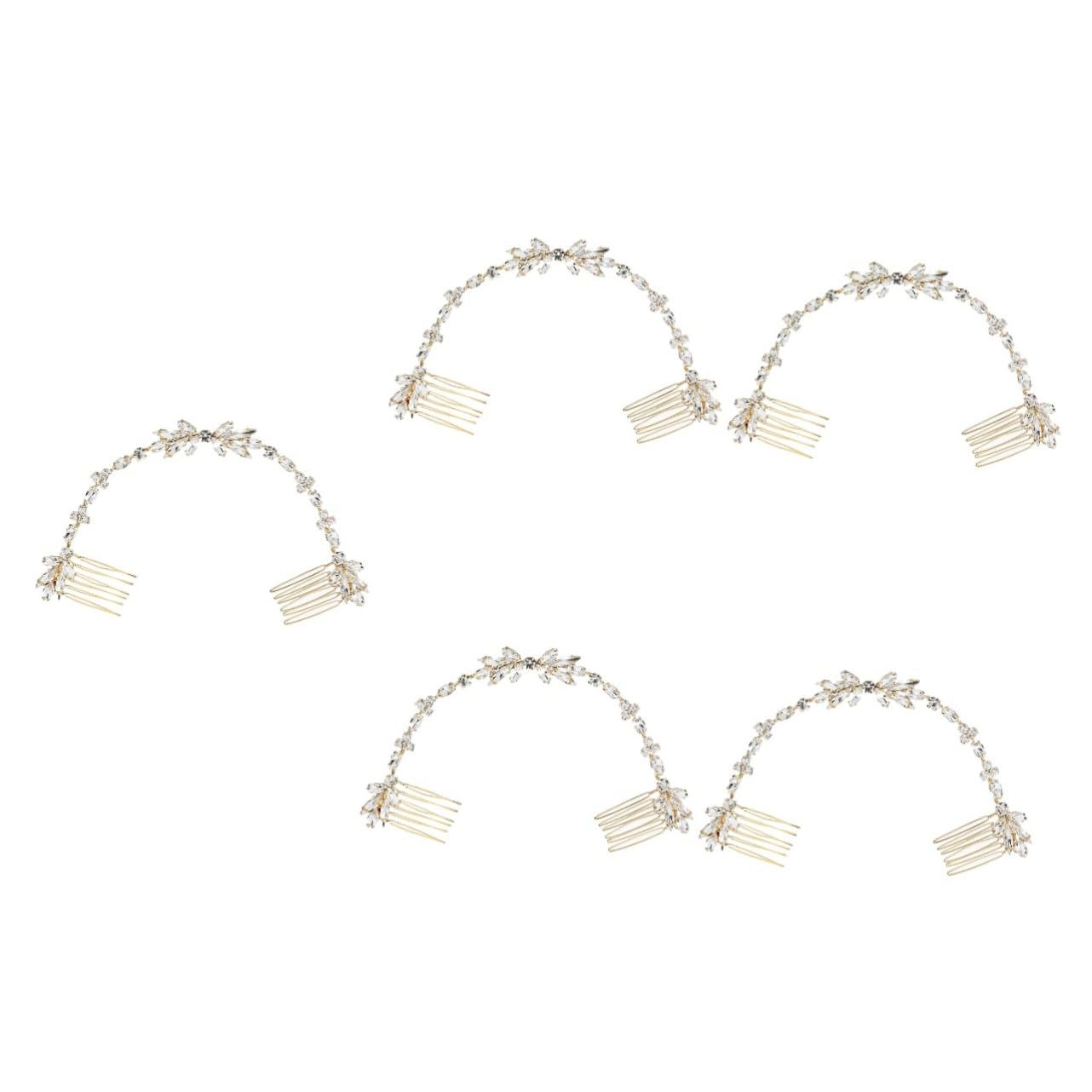 Healeved 5pezzi Pettine Per Accessorio Per Matrimonio Combinazione Pettine Per Look Chic Cerimonie e