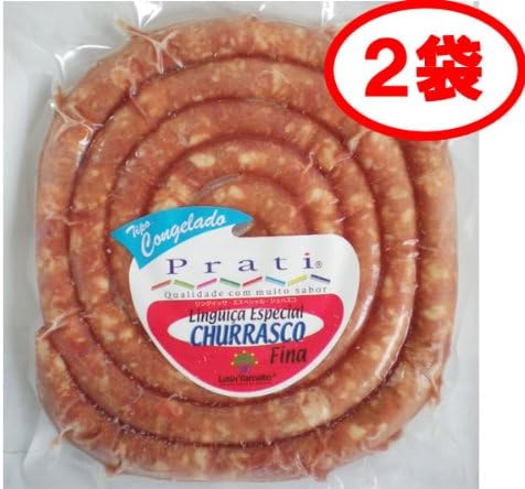 Amazon 豚生ソーセージ シュハスコ フィナ 1kg 2袋 リングイッサ 冷凍 ラテン大和 Various Brand ソーセージ ウインナー 通販