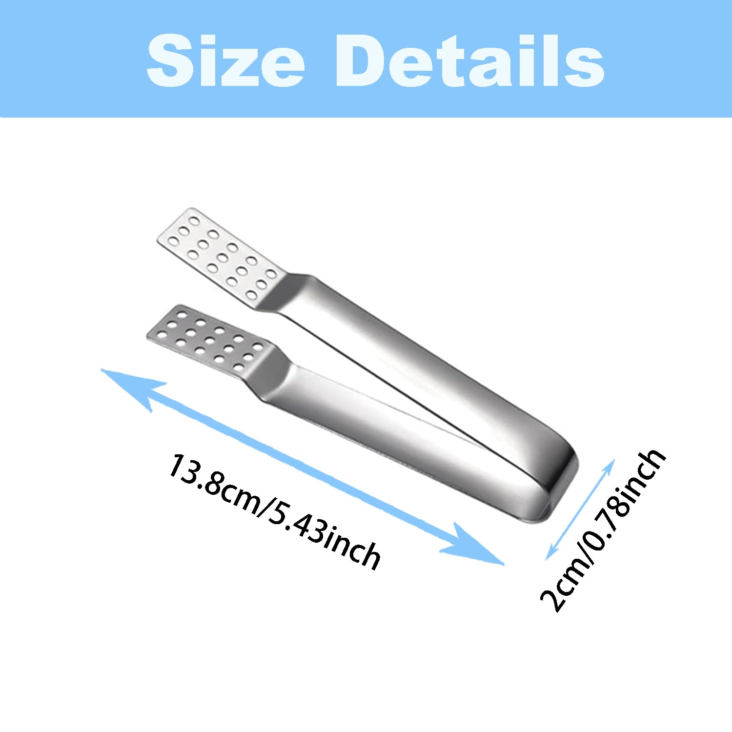 2 Piezas Exprimidor de Bolsas de Té de Acero Inoxidable, Abrazadera para Colador de Bolsas de Té, Herramienta para Exprimir Bolsas de Té para Té Suelto, Hojas Sueltas (Plata)