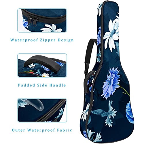 Housse de guitare basse classique folk moins de 106 cm avec sangle ajustable - 4