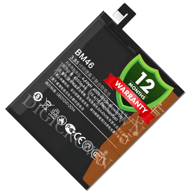 Image of Original BM46 Battery Compatible with Xiaomi Redmi Note 3 - (4050mAh) - 1 Year Warranty DF7