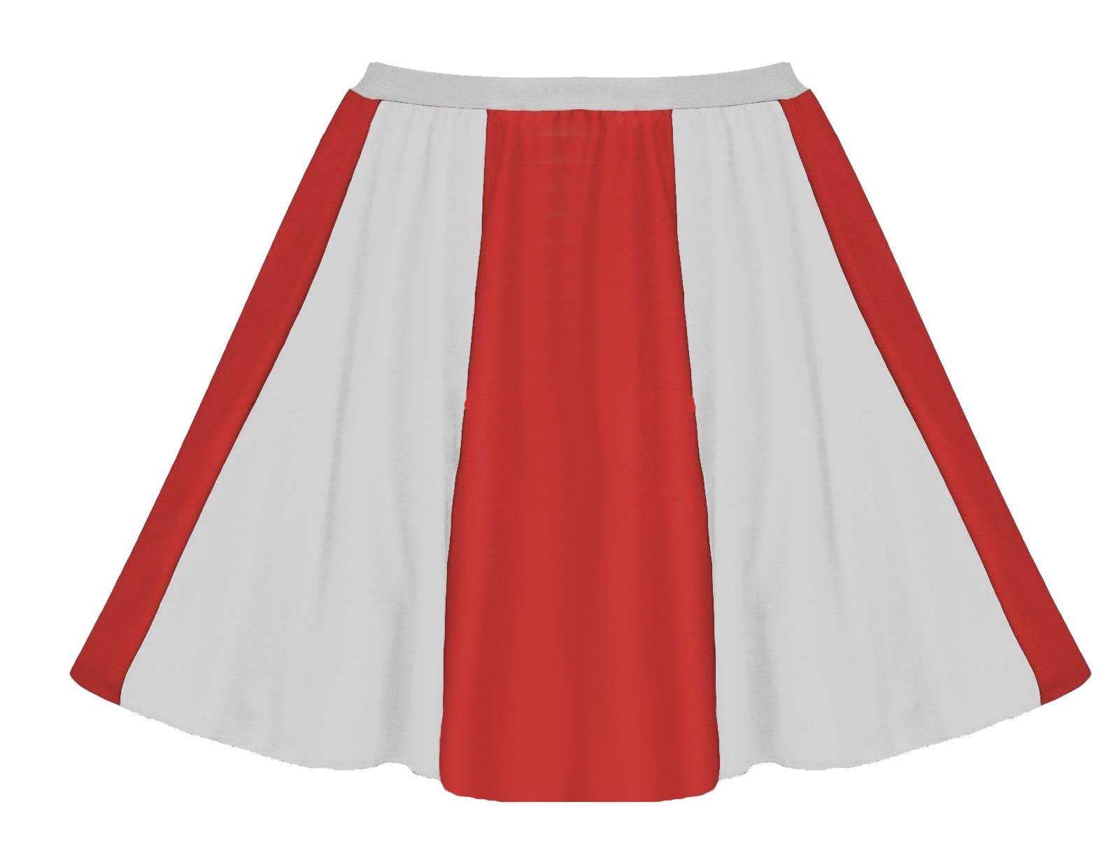 The Dragons Den Adults Rugby Nations English National Flag Themed Skater Skirt Fancy Dress [England - L-XL]