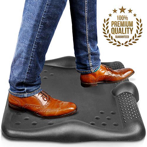 Anti Fatigue Standing Desk Mat - Huge Padded Ergonomic Comfort 26" x 24.5"