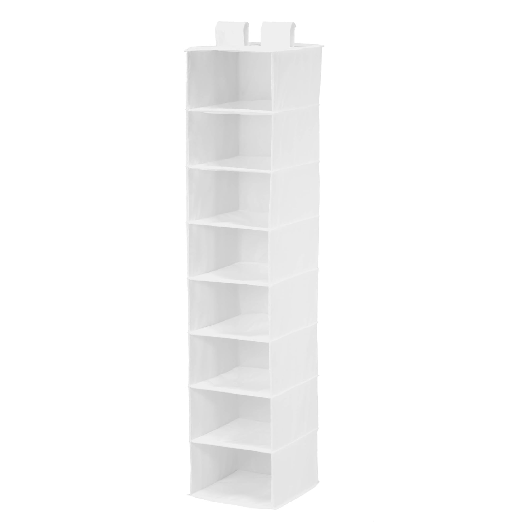 Honey Can Do SFT-01239 Hanging Closet Organizer, White, 8-Shelf