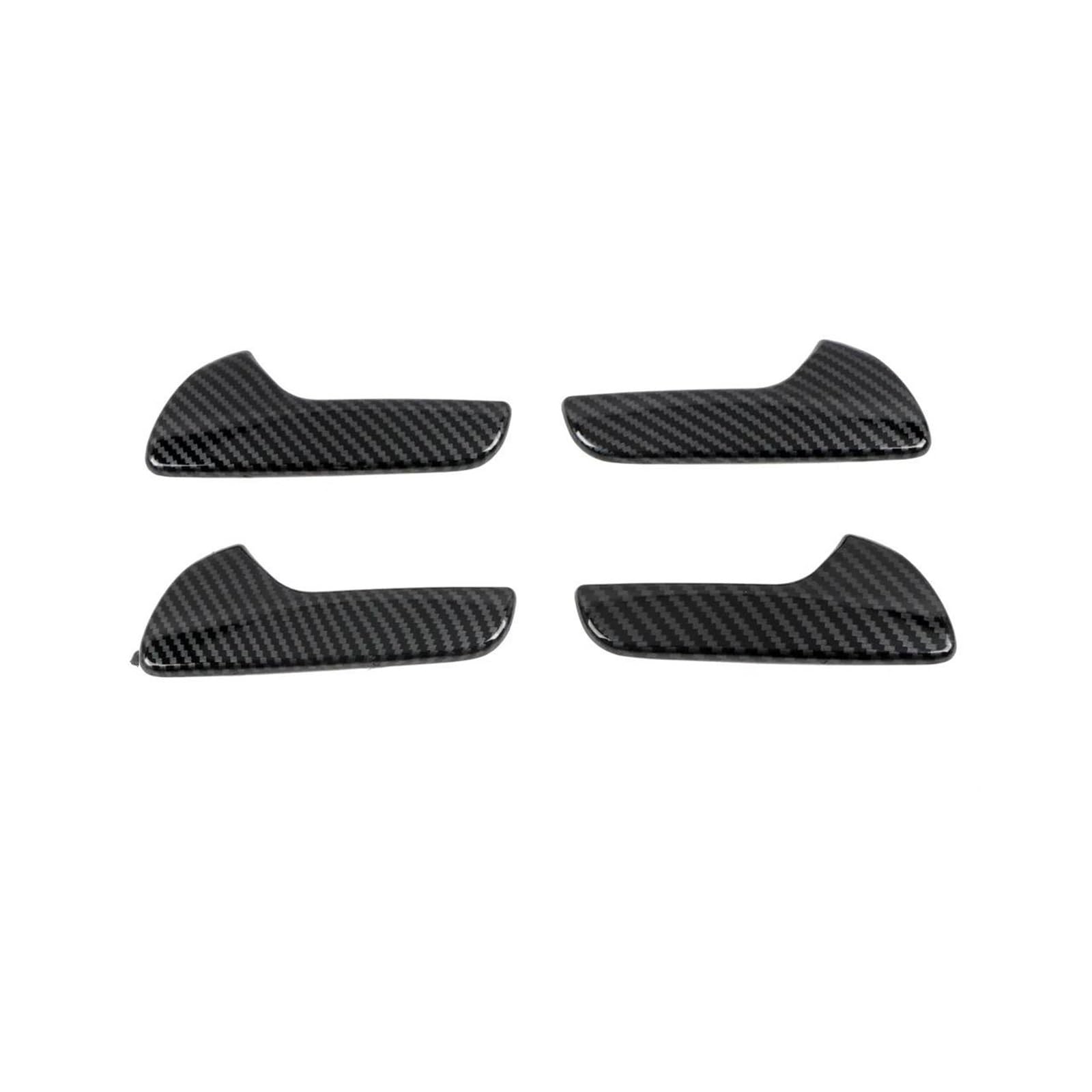BeiZhengbhD Pull Handle Inner Trim for Dodge for Durango 2011-2022 4Pcs Carbon Fiber Car Inner Door Handle Trim