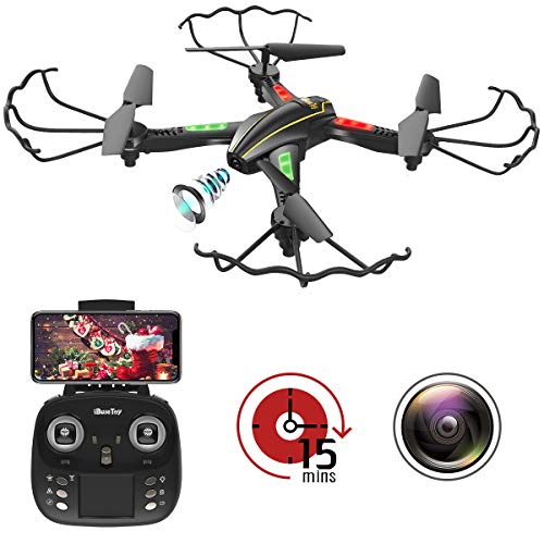 [New Version] WiFi FPV RC Quadcopter Drone with Wide-Angle HD Camera Live Video