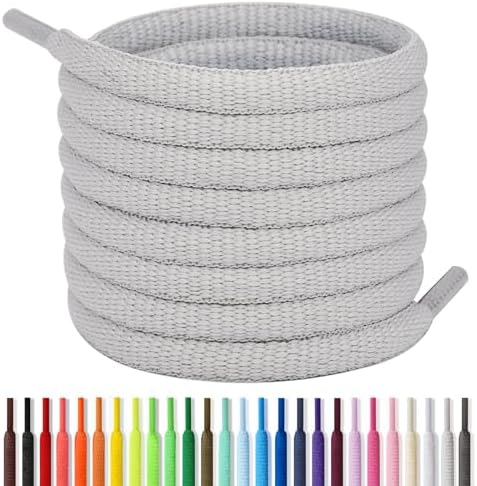 Handshop 1/4″ Oval Athletic Shoelaces 24″-72″ in 22 Colors Half Round Shoe Laces