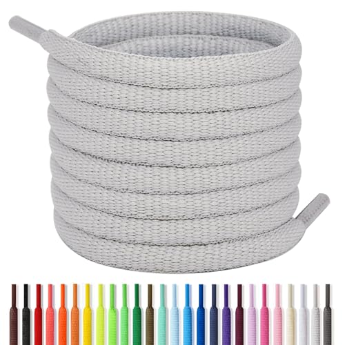 Image of Handshop 1 /4 inch Oval Athletic Shoelaces 24 inch-72 inch in 22 Colors Half Round Shoe Laces