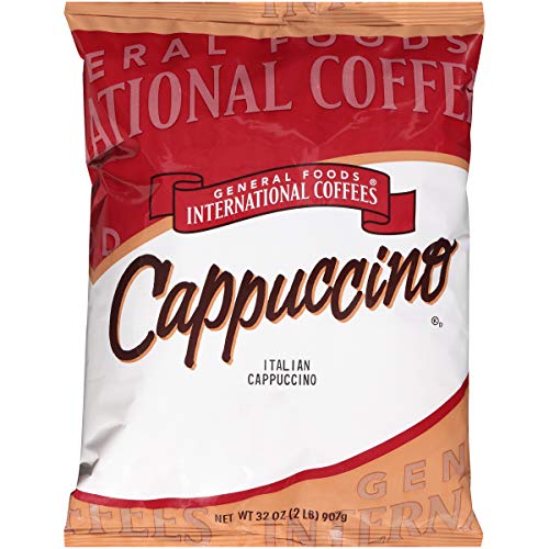 General Foods Italian Cappuccino Instant Coffee Mix 2lb Bags Pack of 6