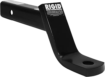 Rigid Hitch Class III, IV Hitch Ball Mount UB-411-B Fits 2-in Receiver, 8,500 lbs, 4-Inch Drop, Black