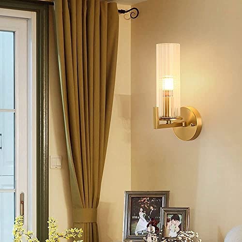 Apliques de pared de cobre para pasillo y balcón con luz acogedora 2