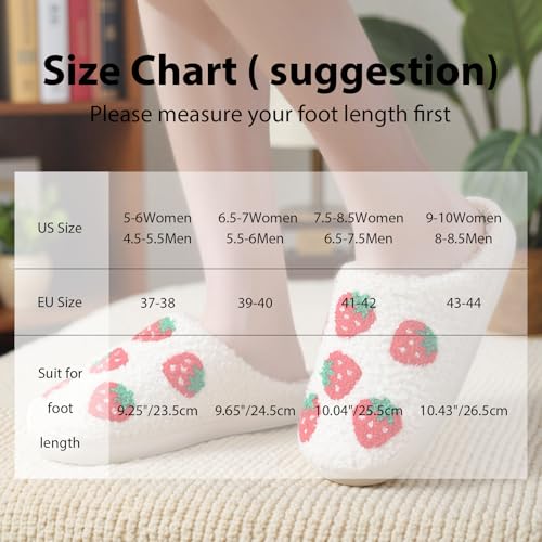 Comfy Home Elastic Slippers Retro Memory Foam Fuzzy Shoes For Womens Mens Cute Cartoon Plush Fluffy Warm Fur Lined Slippers Winter Indoor House Shoes3