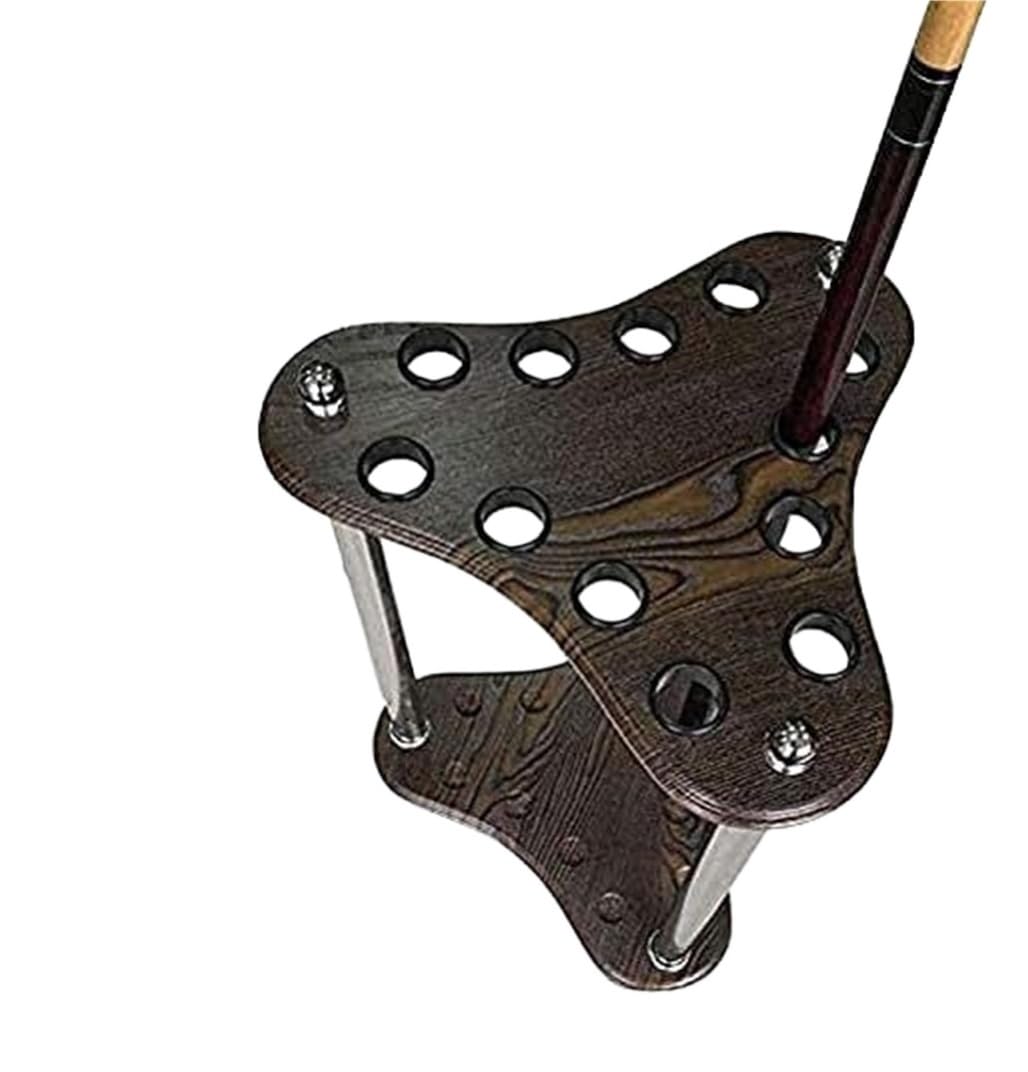 Support pour queue de billard 12 trous pour meuble salle de jeux