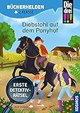 Die drei !!!, Bücherhelden 2. Klasse, Diebstahl auf dem Ponyhof: Erste Detektivrätsel, Erstleser Kinder ab 7 Jahre