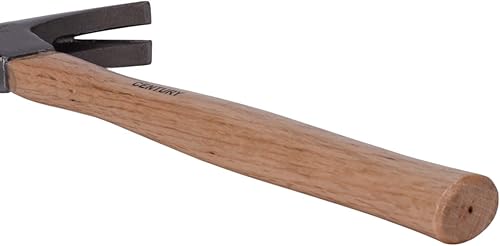 Miniatura 4 de Century Drill & Tool 72278 Martillo de garra recta, 24 onzas, acero forjado en gota, mango de madera de nogal, martillo rasgado duradero para