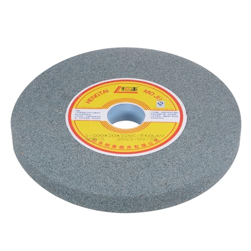 OTQIRSJN Mole for rettifica da banco da 8 Pollici Carburo di silicio Verde Grana 60 Utensili in Ceramica for rettifica Superficiale