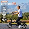 WERHY Electric Bike for Adults, 500W Motor, 22 MPH Max Speed Folding Ebike, 499.2/748.8Wh Battery, 14" Electric Bicycles, Max 35/55 Miles Range (Pedal Assist Mode), Mini E Bikes (499.2WH-22Mph) #2