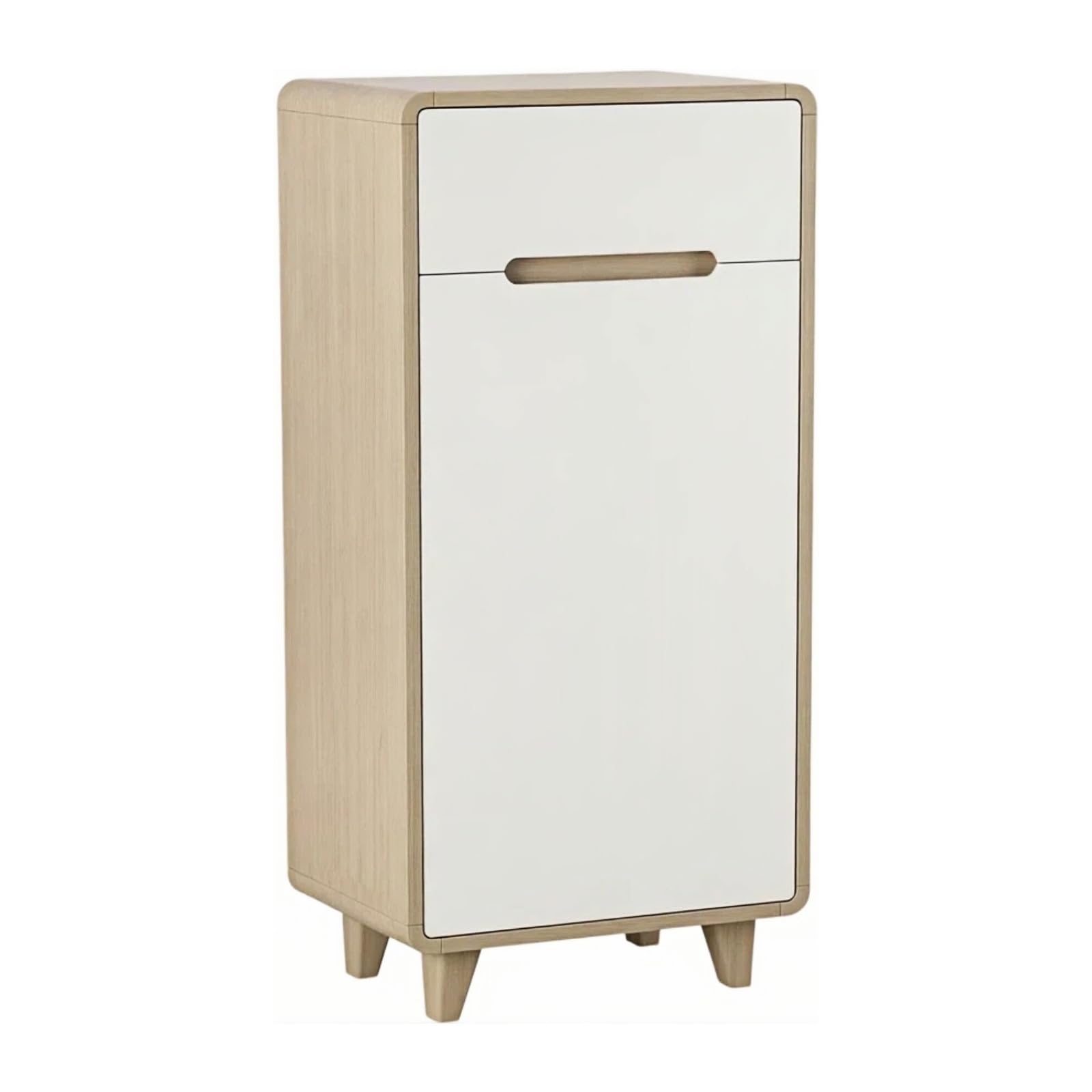 Cenz-888 Shoe Rack Free Standing Narrow Shoe Cabinet Household Doorway Entryway Hallway Apartment Storage Entryway Shoe Shelf(Beige)