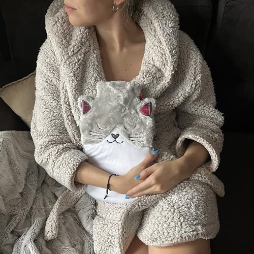 soxo Lustige Wärmflasche Mit Bezug Geschenk Für Frauen Männer Geschenke Lustig Wärmeflasche Katze