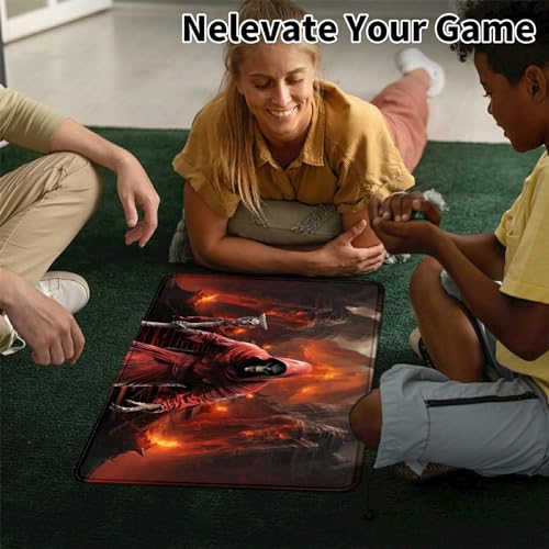 Image of Card Mat for MTG & TCG Playmat,Red Skull