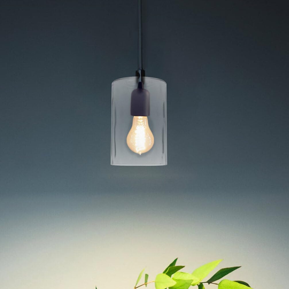 3pcs Pattern Glass Lamp Shades for Pendant Lighting Elegant Replacement Shades for Light Fixtures High Light Transmission for Home Decor