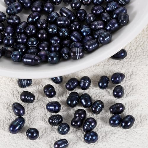 Perles d'eau douce pour cordon en cuir créant des bijoux bohèmes chics faits main