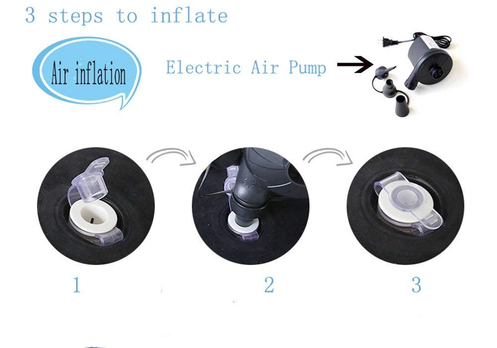 Zooma Sex Bett Aufblasbare Kissen Stuhl Sofa, Mehrzweck Aufblasbares Sex Lendenkissen, Sex Kissen Aufblasbar Sofa mit Elektrischer Pumpe, Bondage Sexmöbel Erotik SM Sex-Spielzeug für Paare