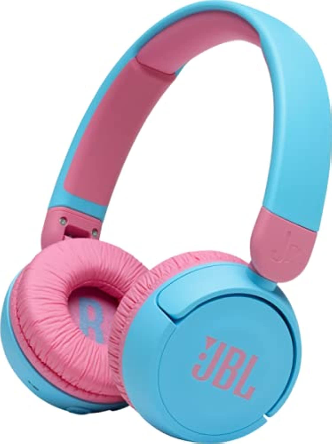 JBL Jr310BT Bezprzewodowe słuchawki nauszne dla dzieci - Baby Blue Pink