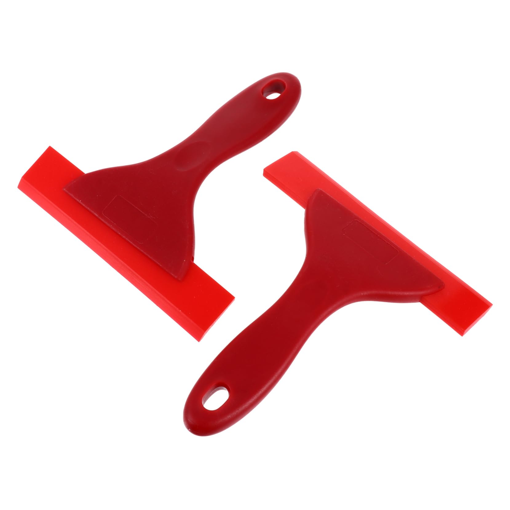 MAGICLULU 2 Pcs Durable Non Slip Window Squeegee for Glass and Mirrors Ergonomic Grip for Efficient Cleaning for Showers Cars and Windows for Ice and Removal