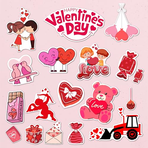 Image of Valentine's Day Baby Photography Props Kit - 20+ Romantic Photo Booth Props and Decorations for Valentine's Party, Baby Photoshoot, Anniversary, and More