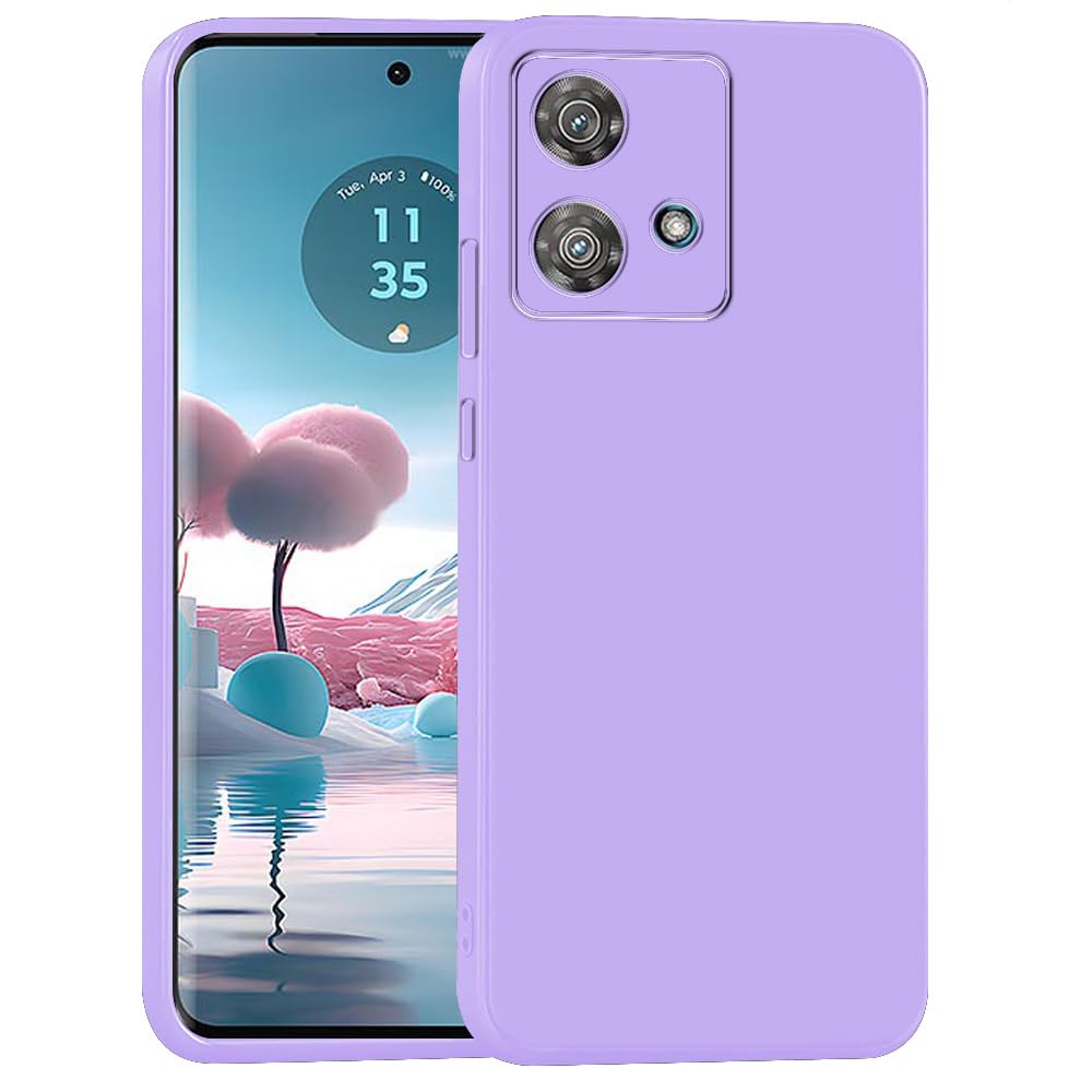 Casotec Basic Case for Motorola Moto Edge 40 Neo 5G (Silicone_Purple) (B0D78YWSPQ) Amazon Price History, Amazon Price Tracker