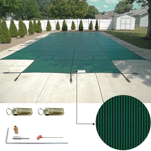 Vevor 18X36FT RECTANGULAR Pool Safety Cover 20' X 40' Rectangle thumb #8