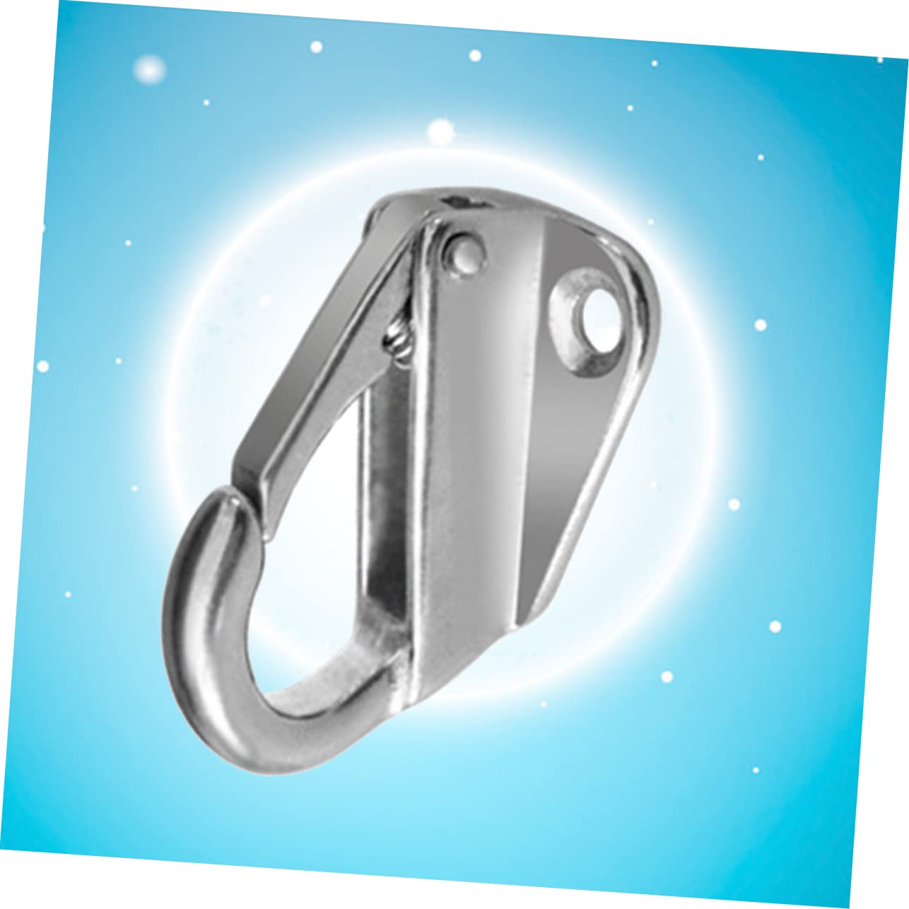 Mipcase Stainless Steel Spring Hook for Boat Marine Hooks Tubing Rope Attachment for Pontoon