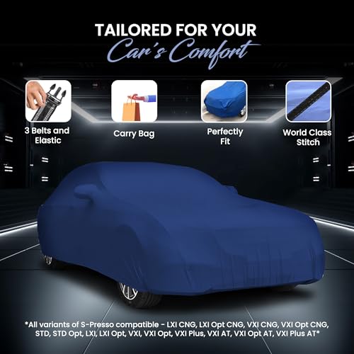 Image of Autofy TUFF Car Cover for Maruti S-Presso [Year 2019 Onwards] - Dust & UV Proof Waterproof Car Cover